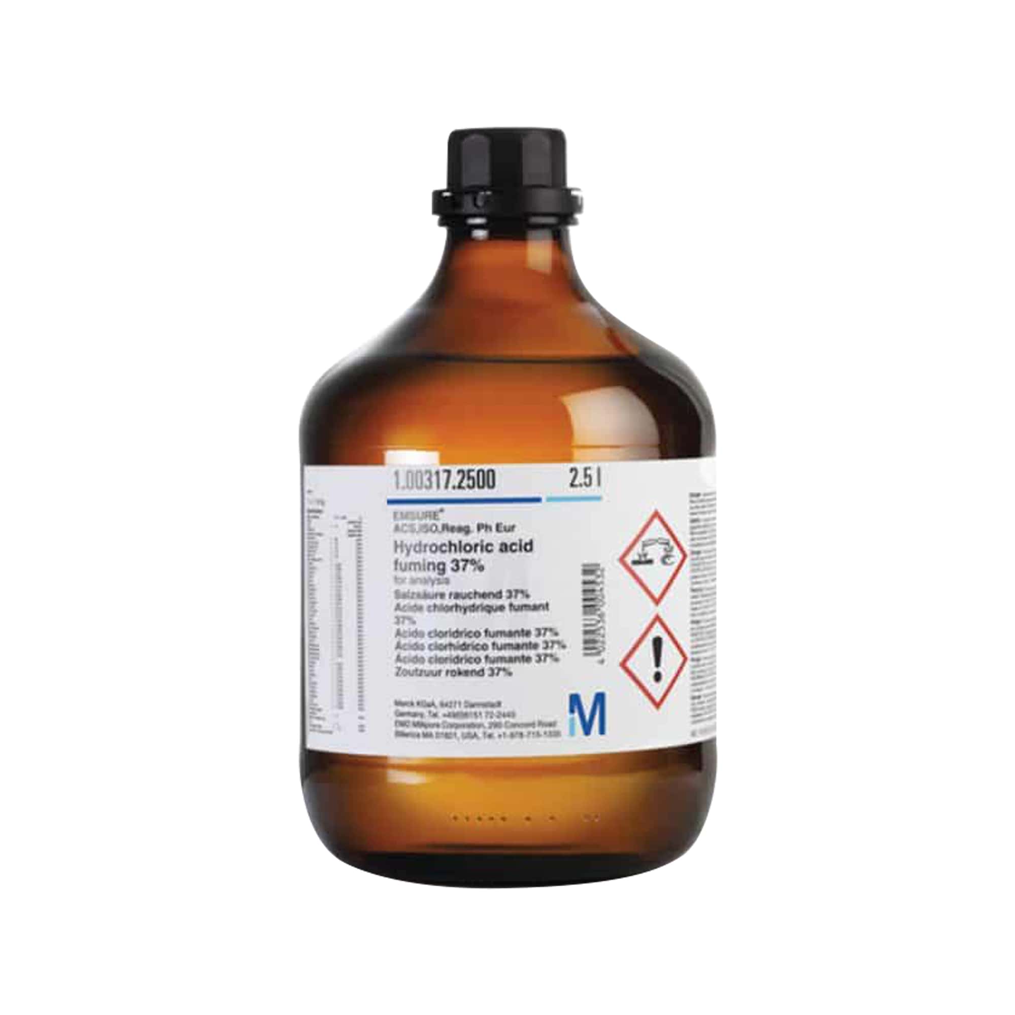 اسید کلریدریک مرک