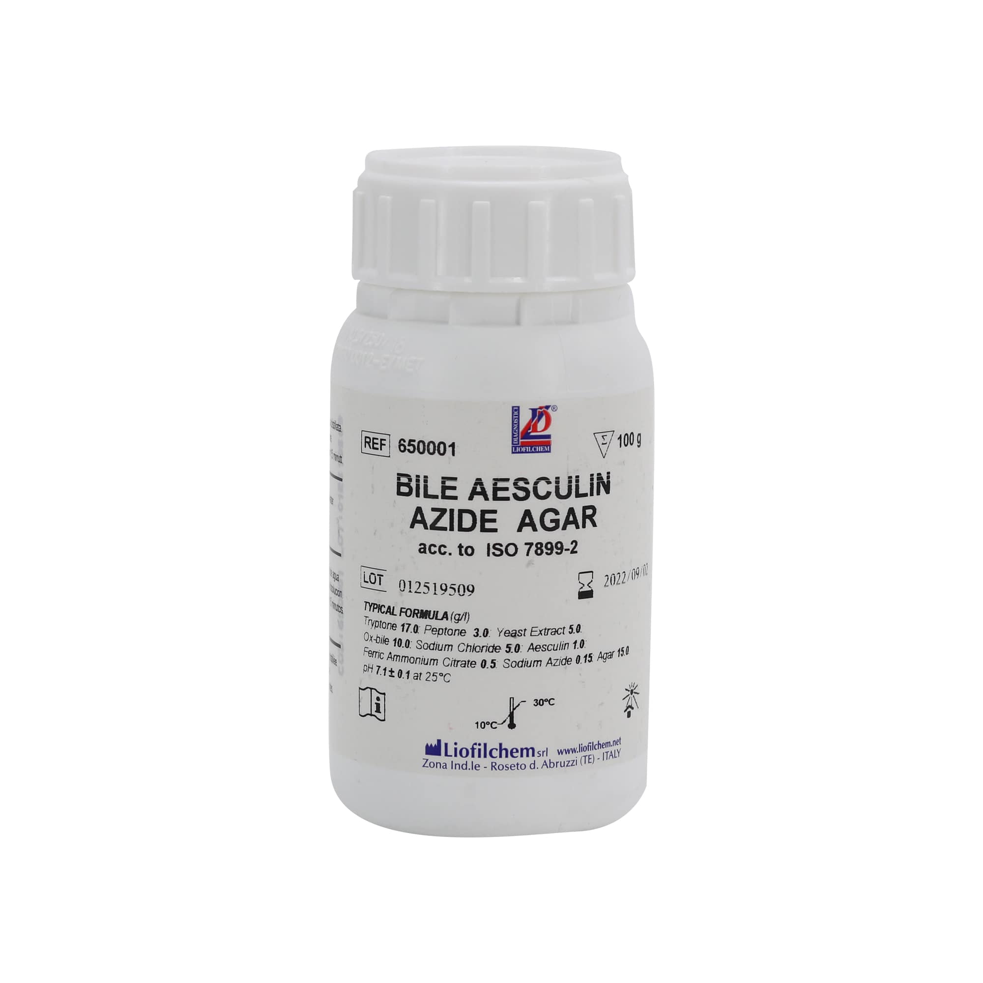 بایل آسکولین آزاید آگار لیوفیلکم
