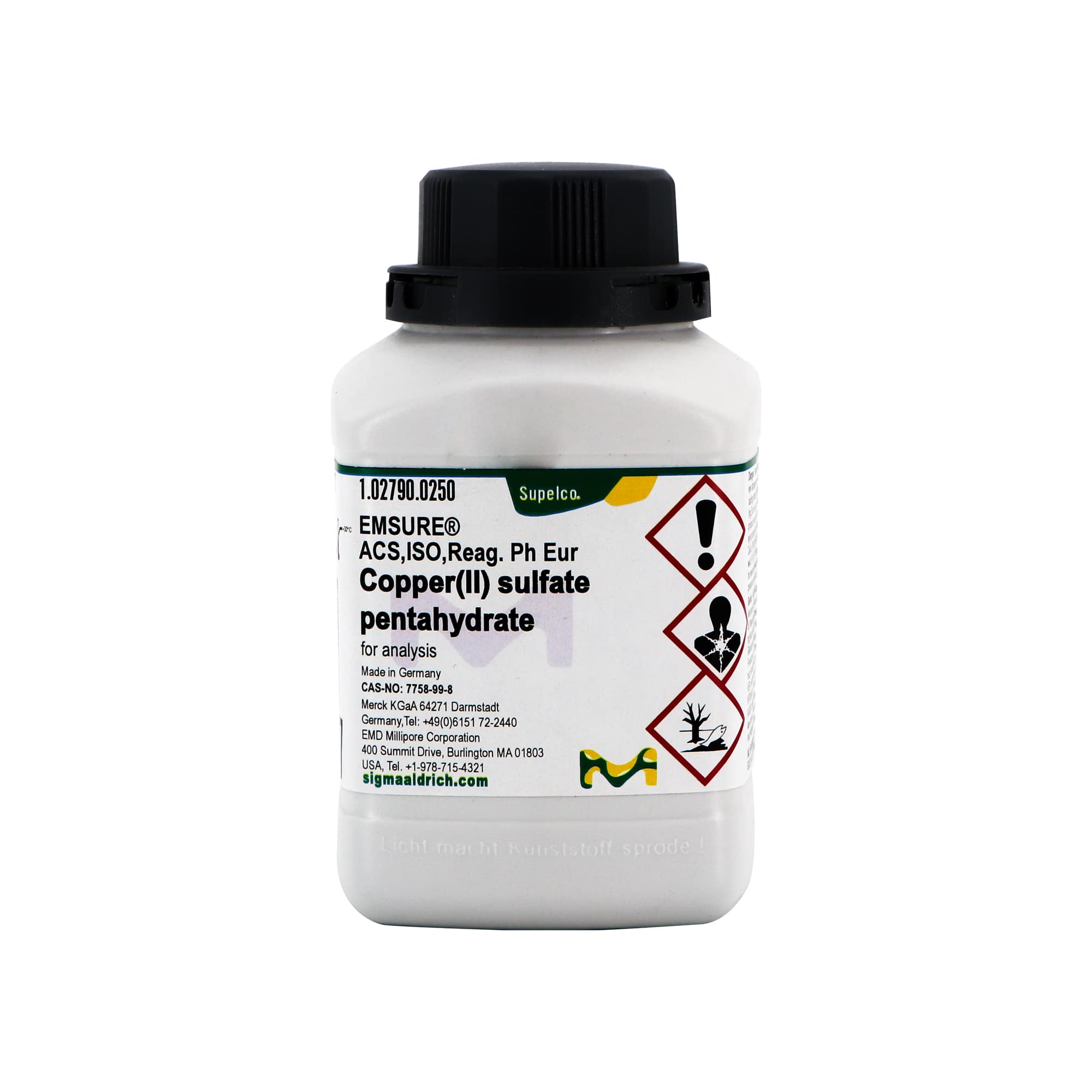 سولفات مس 5 آبه مرک