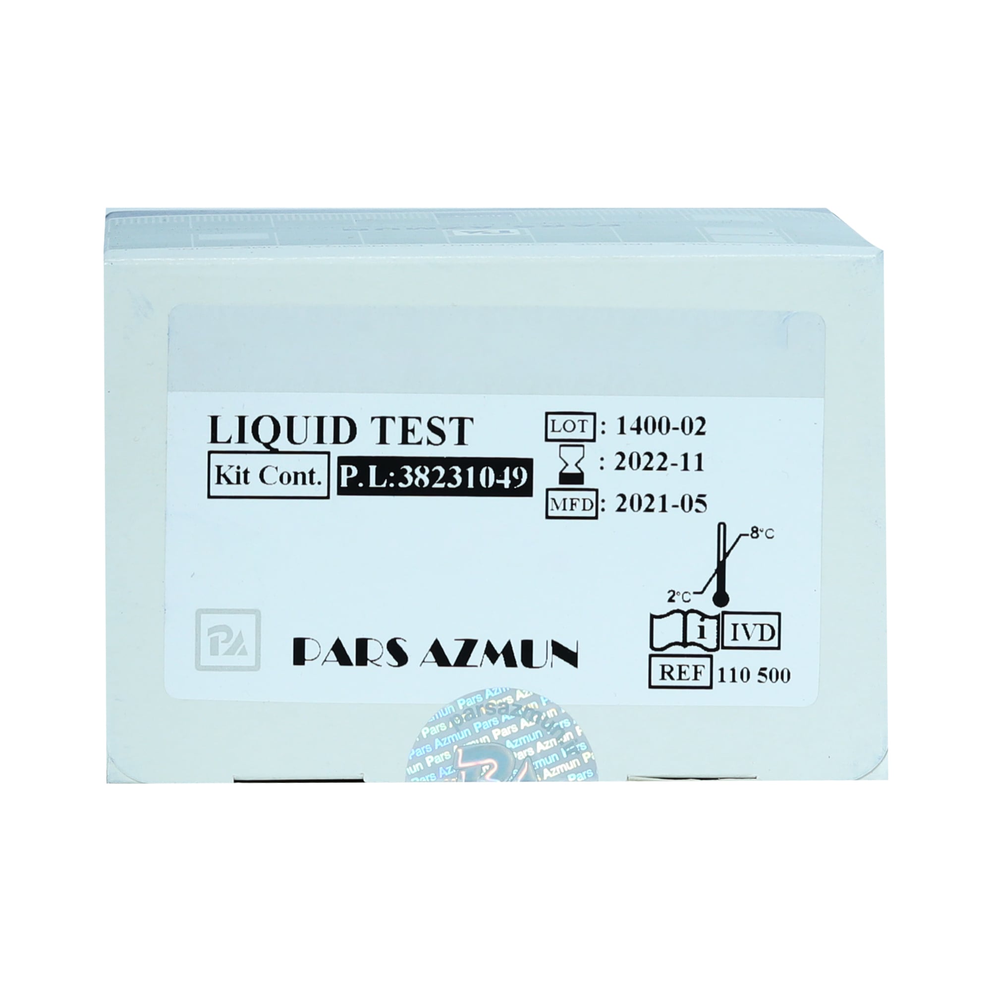 کیت کلسیم آرسنازو پارس آزمون