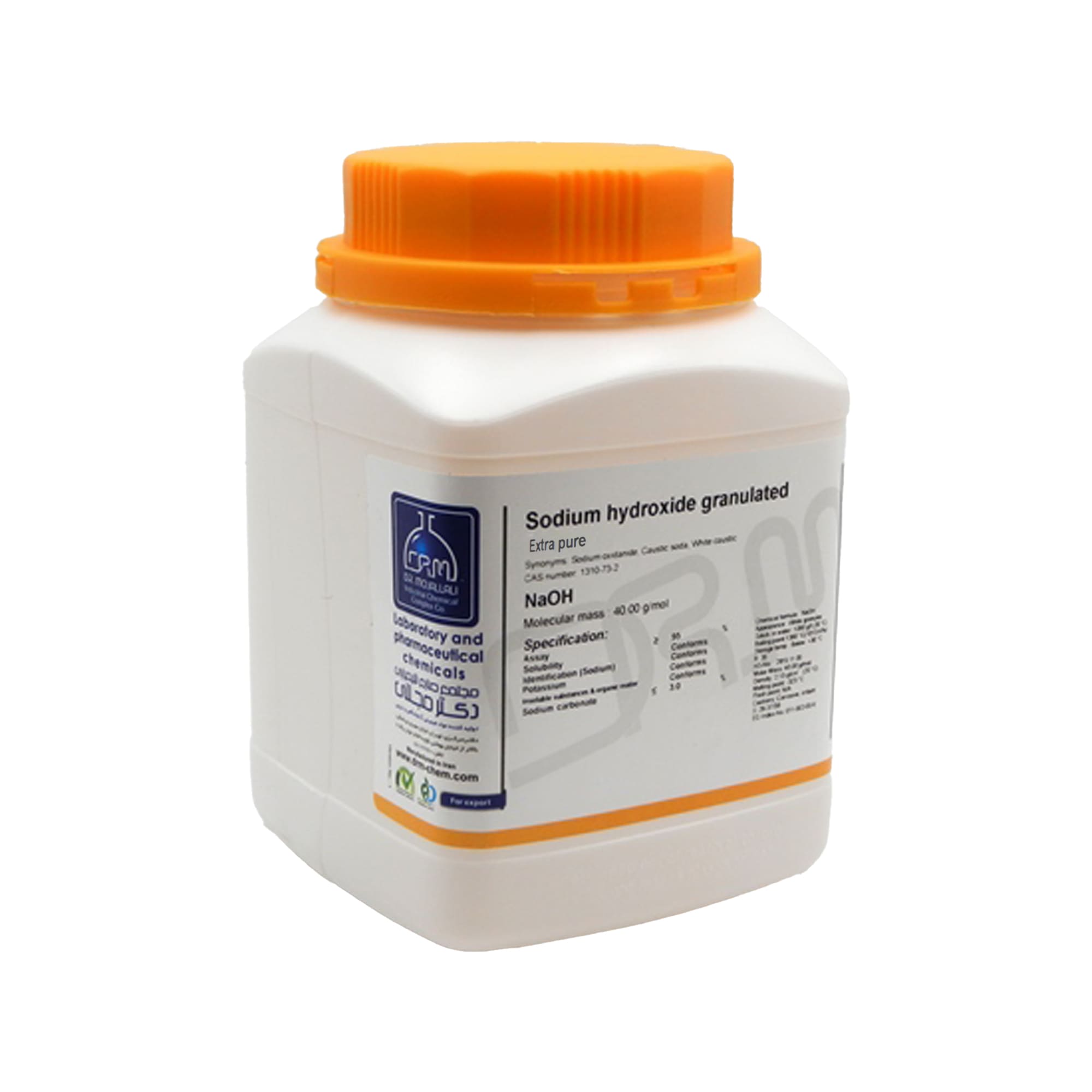 هیدروکسید سدیم گرانول Extra pure دکتر مجللی