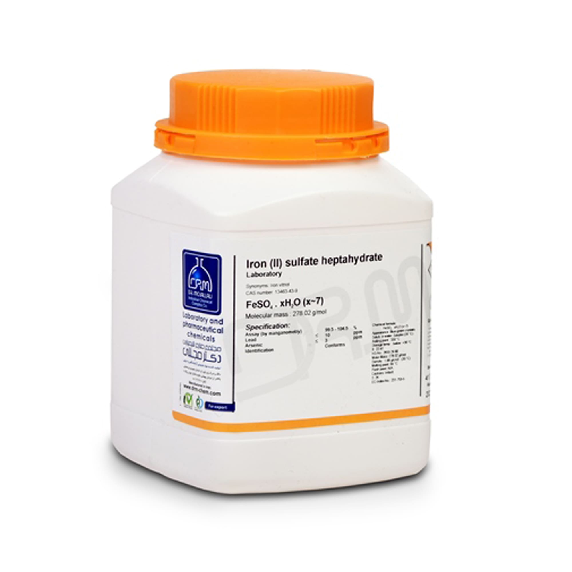 آهن (2) سولفات هیدراته Laboratory دکتر مجللی